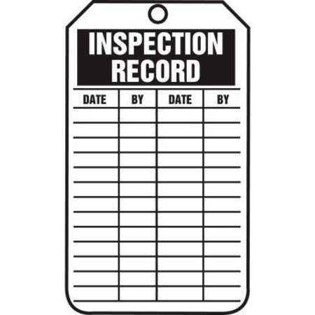 ACCUFORM Accuform Safety Inspection Tag, PF-Cardstock, 25/Pack TRS315CTP